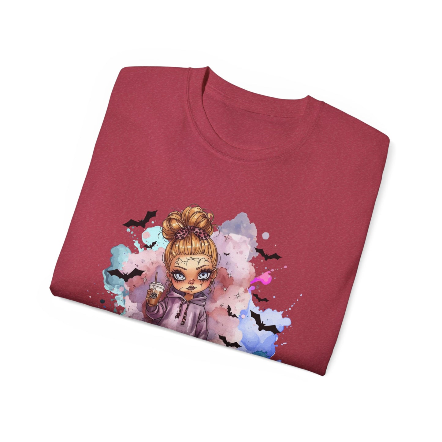 Blondie Bones “Creepin’ It Real” Tee – Cute Halloween Shirt | Spooky Doll Party Outfit