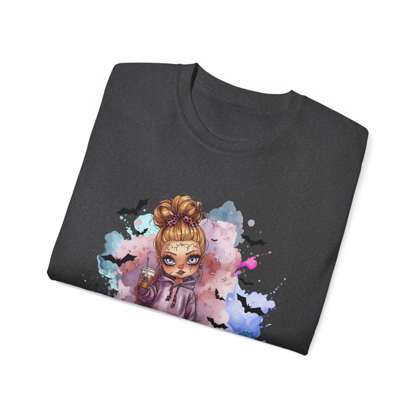 Blondie Bones “Creepin’ It Real” Tee – Cute Halloween Shirt | Spooky Doll Party Outfit