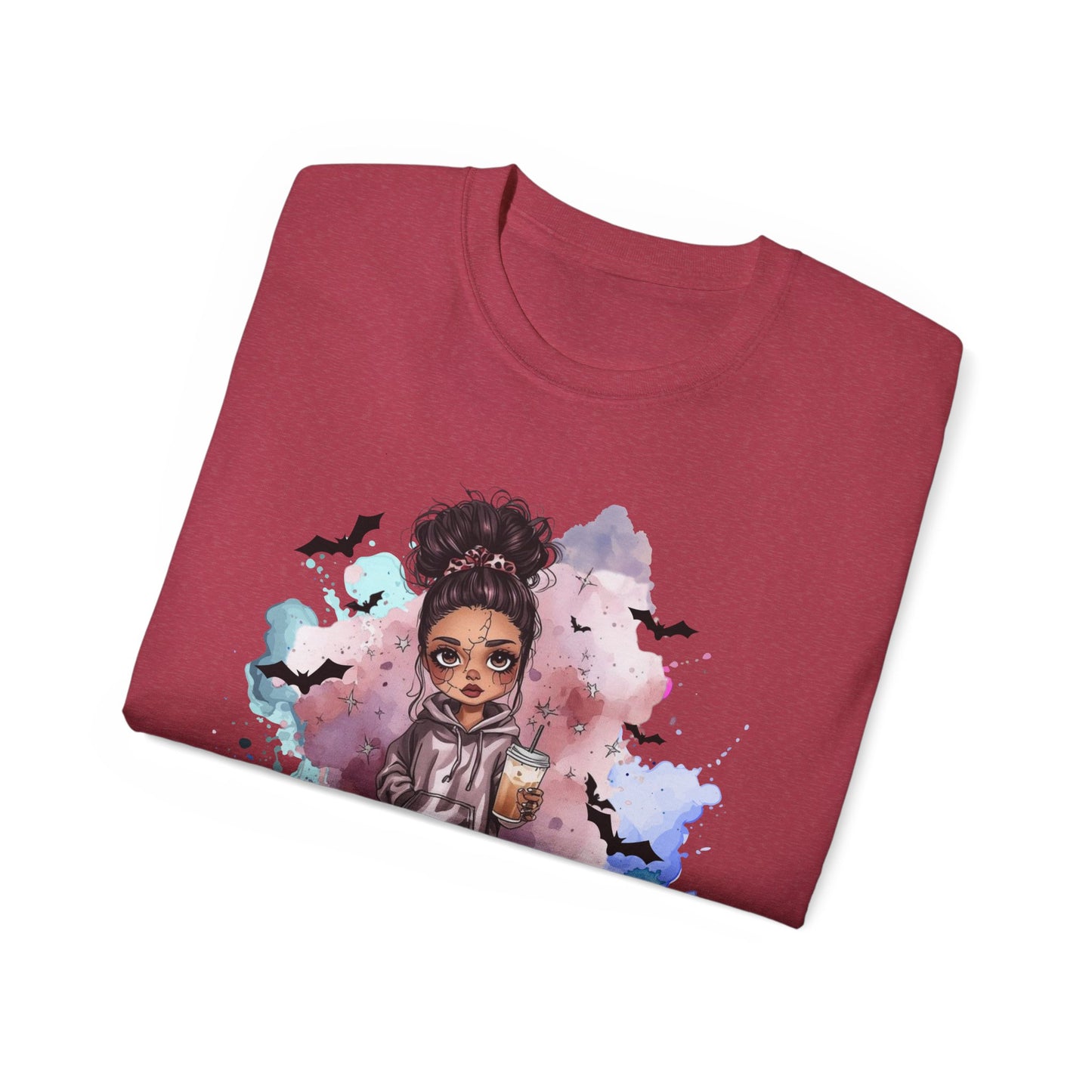 Mystic Maya “Creepin’ It Real” Tee – Cute Halloween Shirt | Spooky Doll Graphic Top