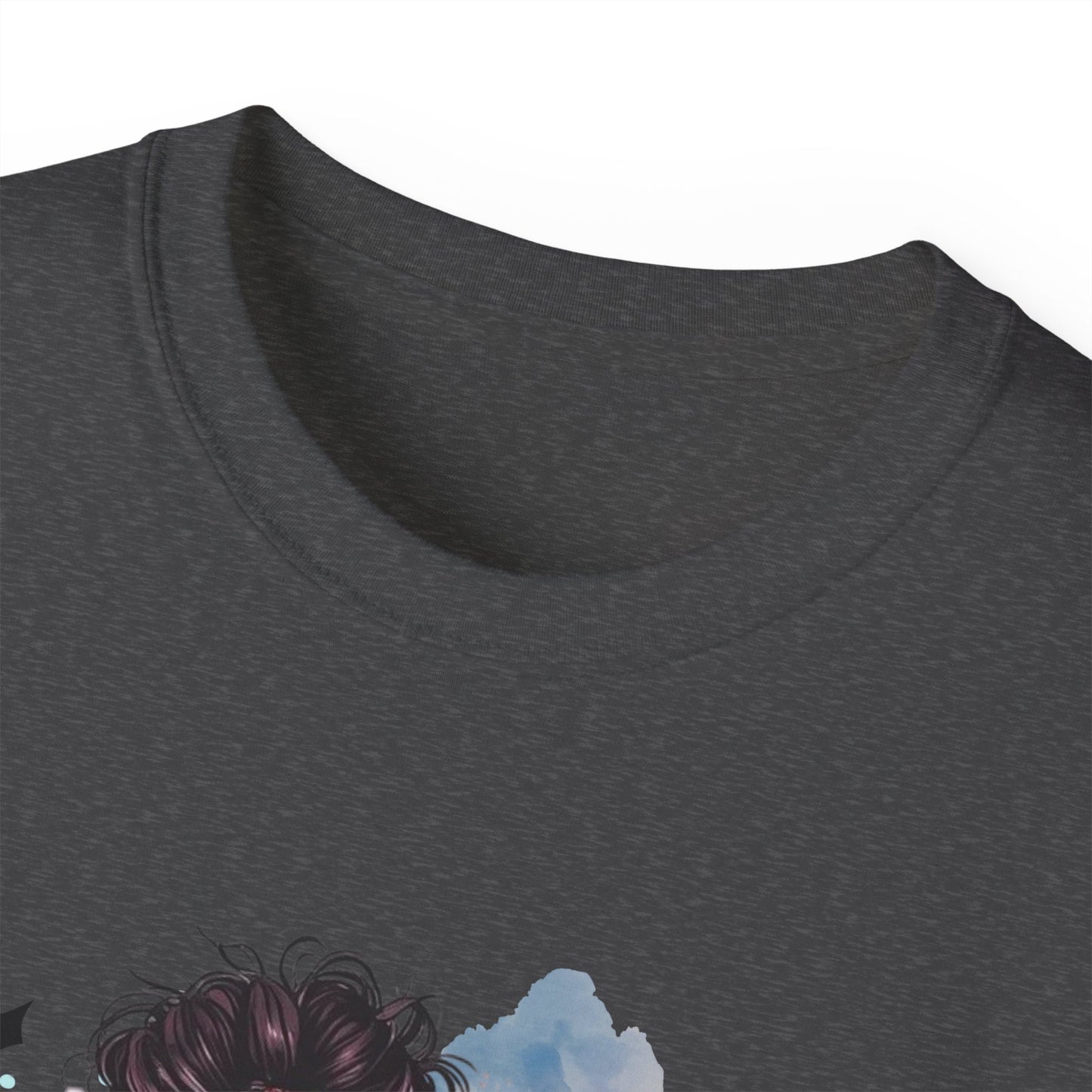 Raven Rose “Creepin’ It Real” Tee – Spooky Halloween Shirt | Gothic Doll Fall Graphic Top