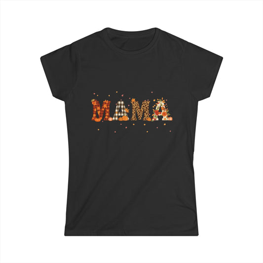 Mama Autumn Vibes Shirt – Cozy Fall Graphic Tee for Moms | Thanksgiving Outfit