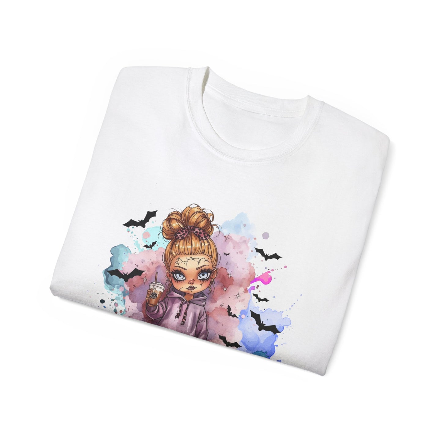 Blondie Bones “Creepin’ It Real” Tee – Cute Halloween Shirt | Spooky Doll Party Outfit