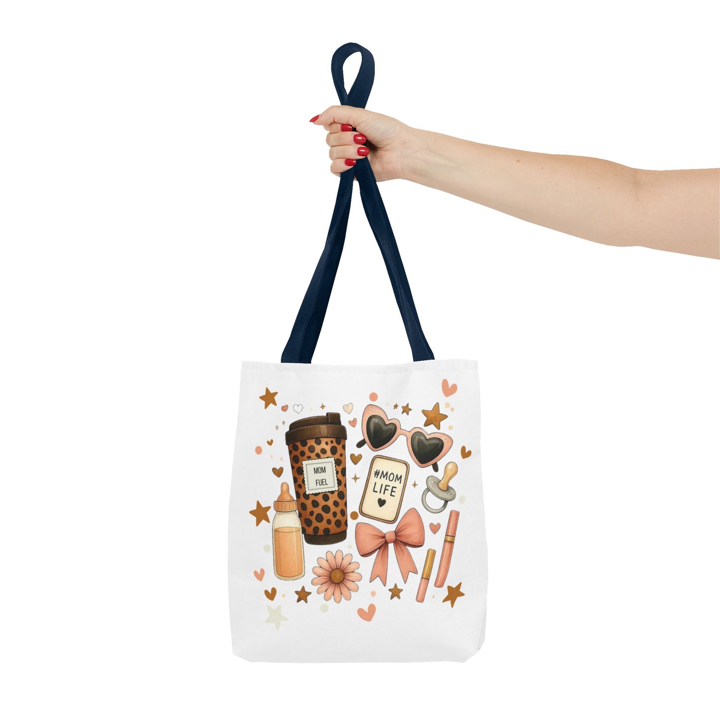 Mom Life Essentials Tote Bag - Mom Life Fall Tote Bag | Cute Coffee Lover Tote | Reusable Shopping Bag | Autumn Aesthetic Gift