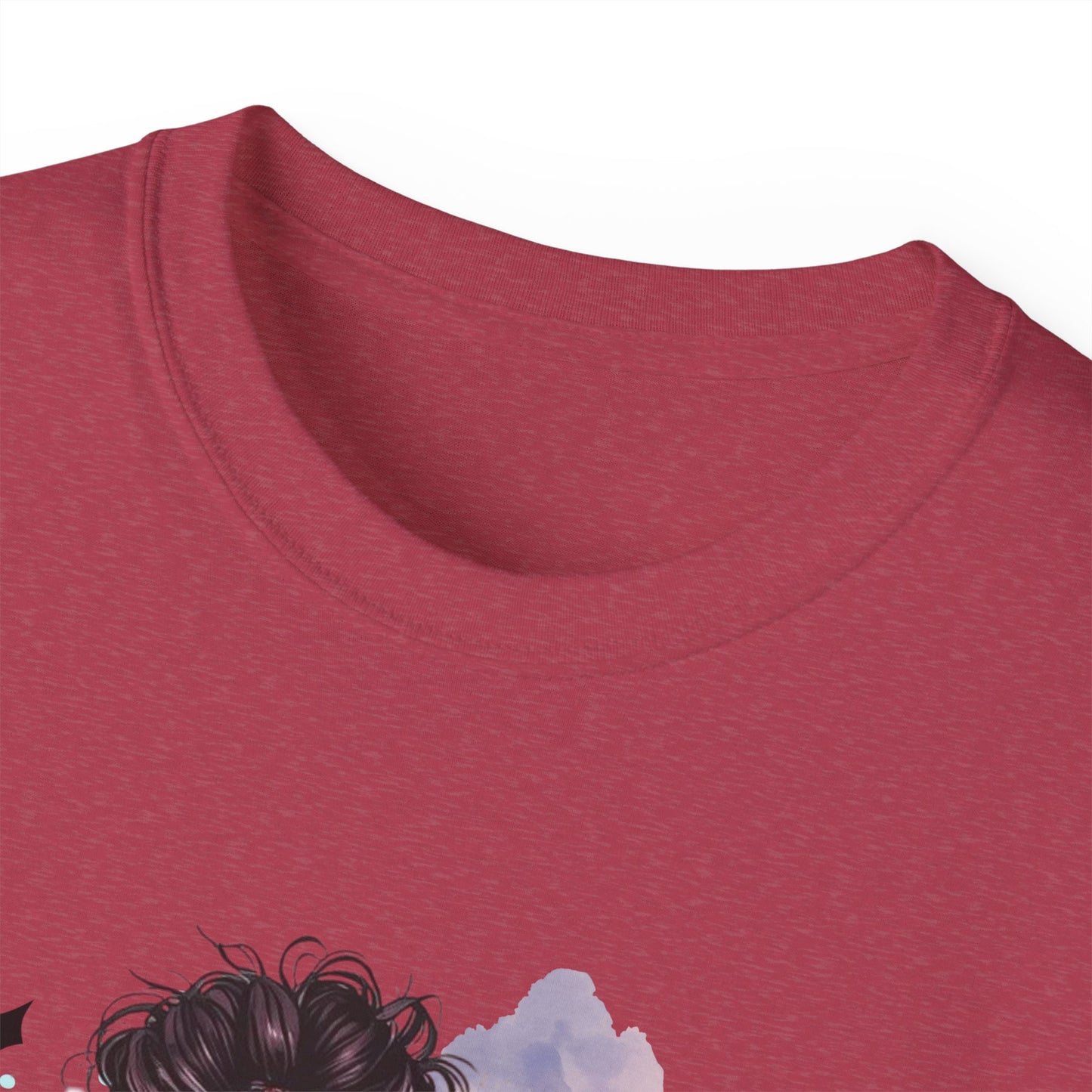 Raven Rose “Creepin’ It Real” Tee – Spooky Halloween Shirt | Gothic Doll Fall Graphic Top
