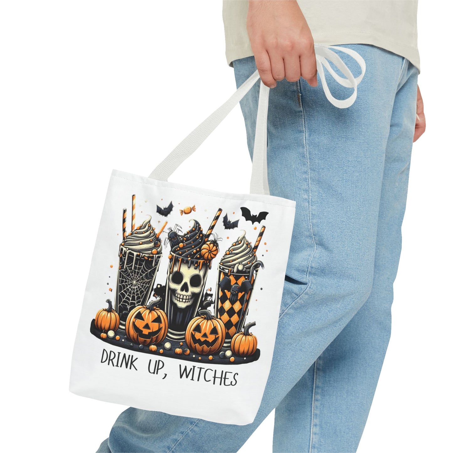 Drink Up Witches Tote Bag – Spooky Halloween Reusable Bag | Pumpkin Market Tote