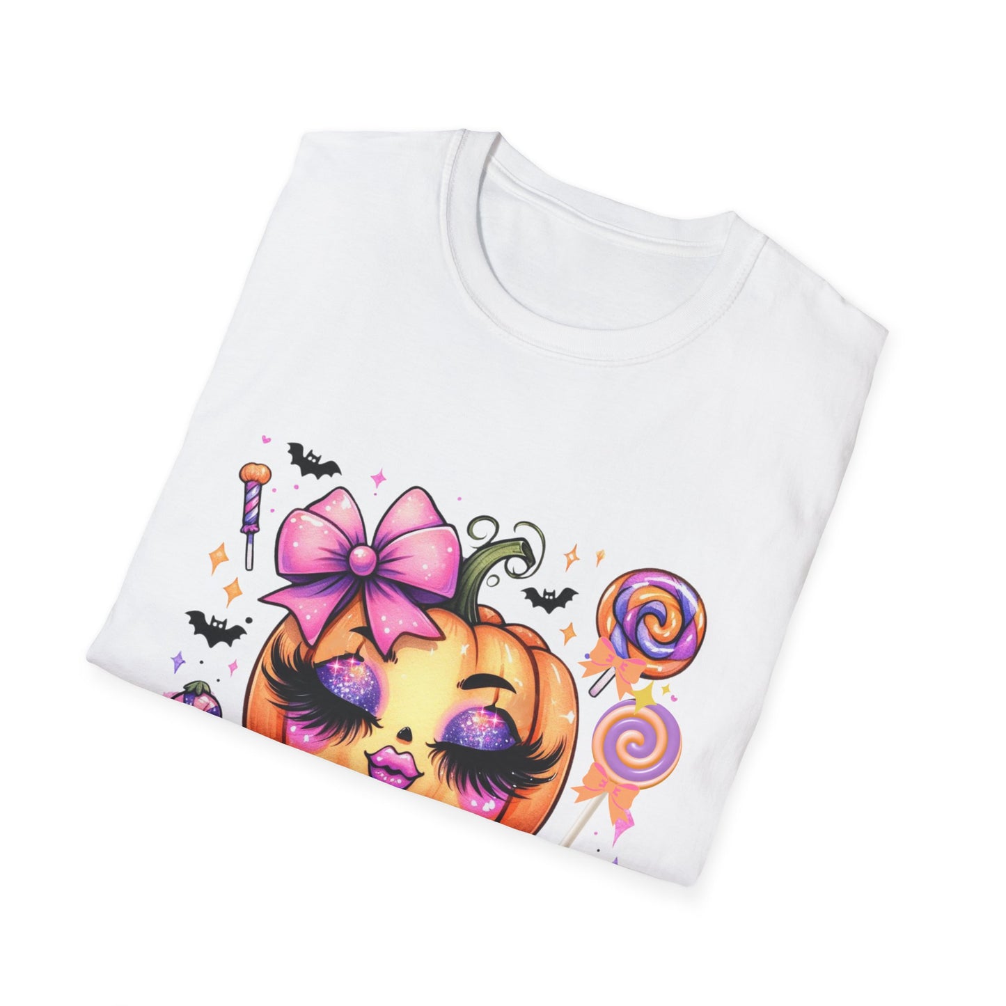 Candy Pumpkin Doll Tee – Cute Halloween Shirt | Spooky Doll Graphic Fall Outfit