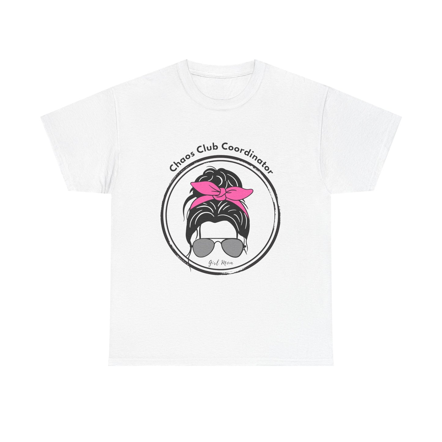 Girl Mom Chaos Club Tee – Funny Mom Graphic Shirt | Family & Everyday Casual