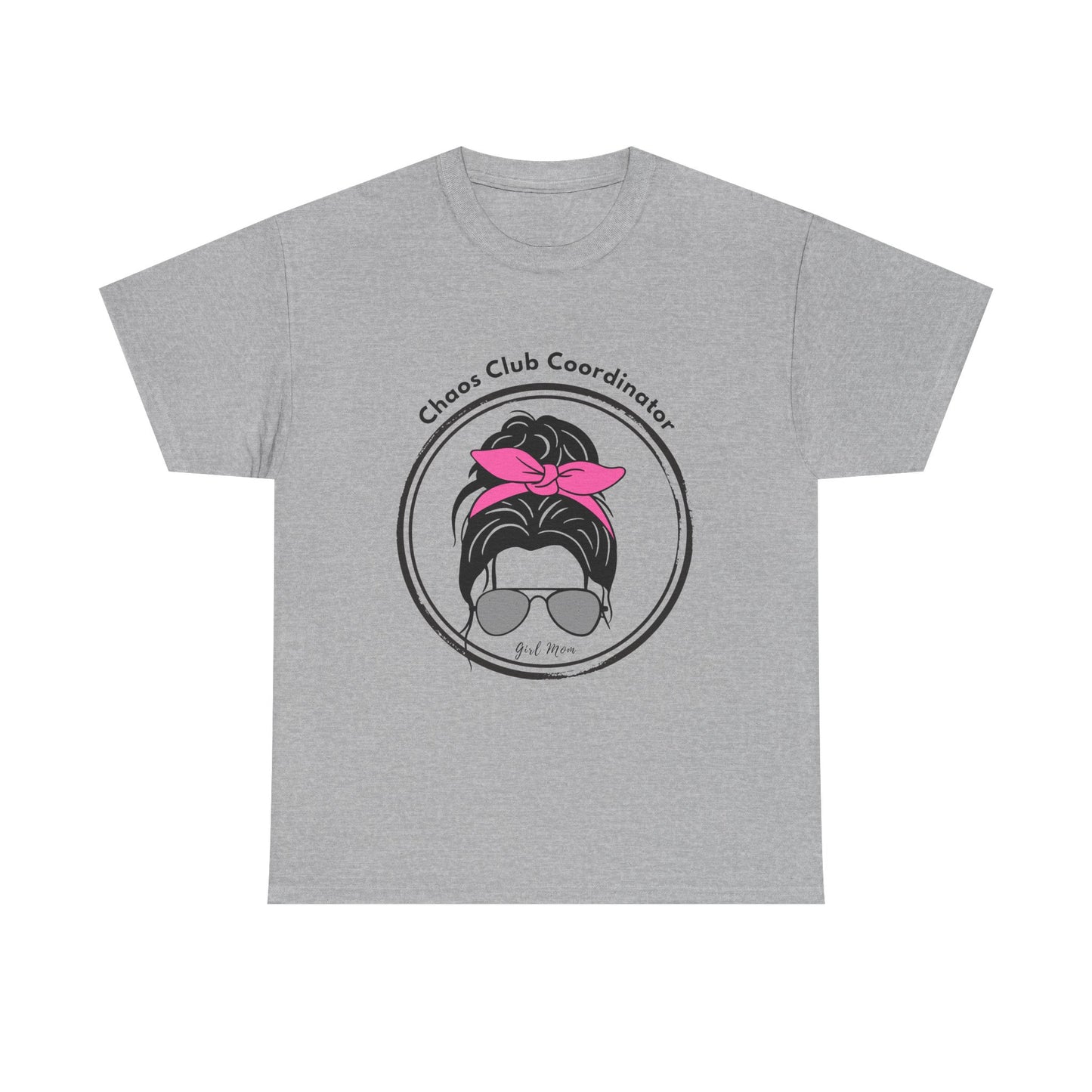 Girl Mom Chaos Club Tee – Funny Mom Graphic Shirt | Family & Everyday Casual