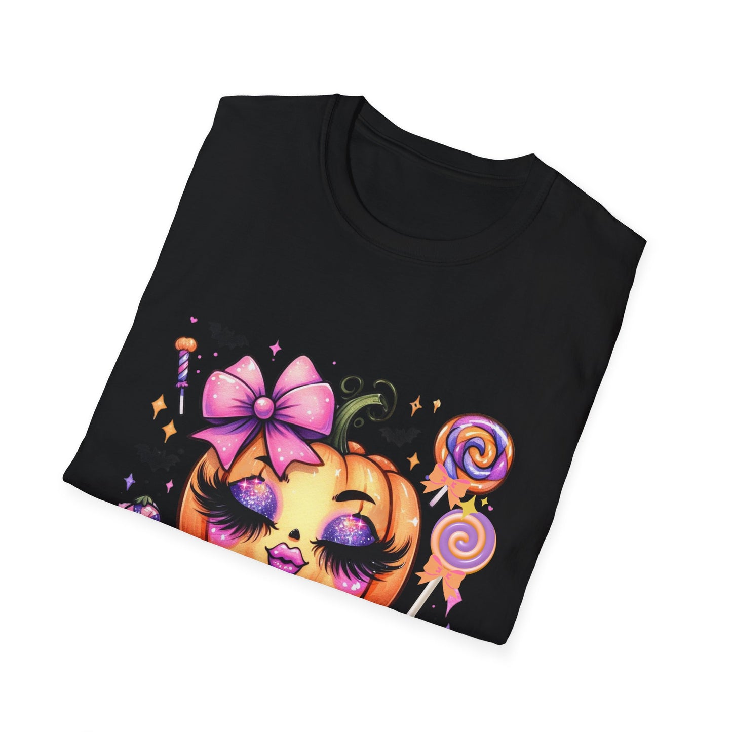 Candy Pumpkin Doll Tee – Cute Halloween Shirt | Spooky Doll Graphic Fall Outfit