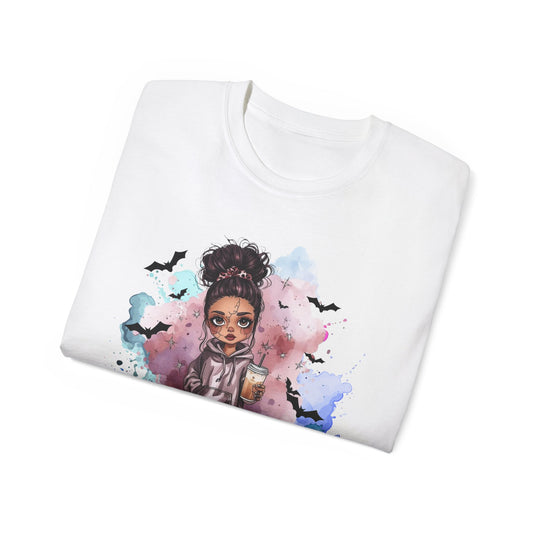 Mystic Maya “Creepin’ It Real” Tee – Cute Halloween Shirt | Spooky Doll Graphic Top