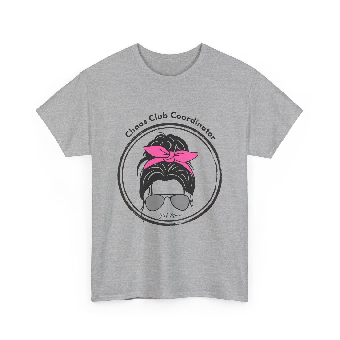 Girl Mom Chaos Club Tee – Funny Mom Graphic Shirt | Family & Everyday Casual