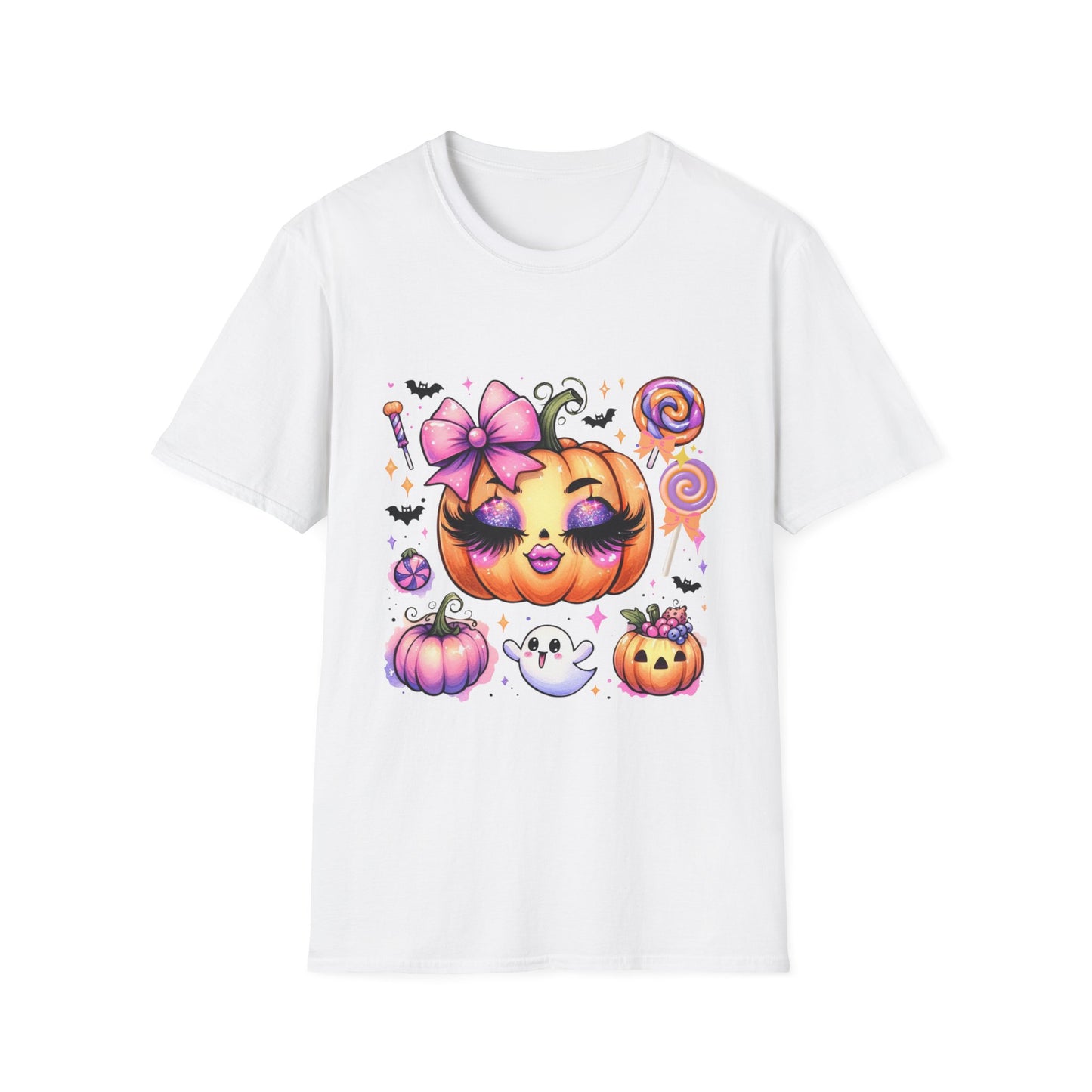 Candy Pumpkin Doll Tee – Cute Halloween Shirt | Spooky Doll Graphic Fall Outfit
