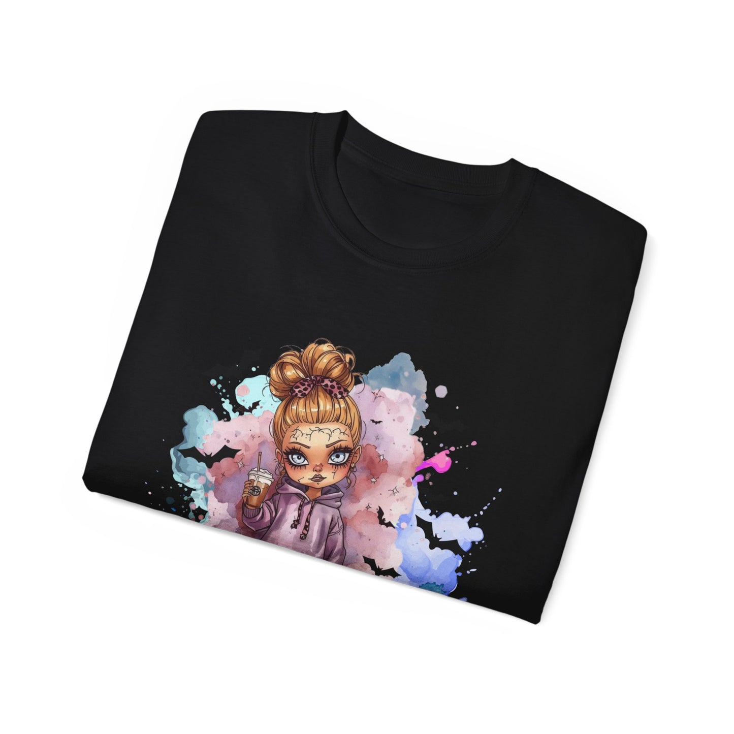 Blondie Bones “Creepin’ It Real” Tee – Cute Halloween Shirt | Spooky Doll Party Outfit