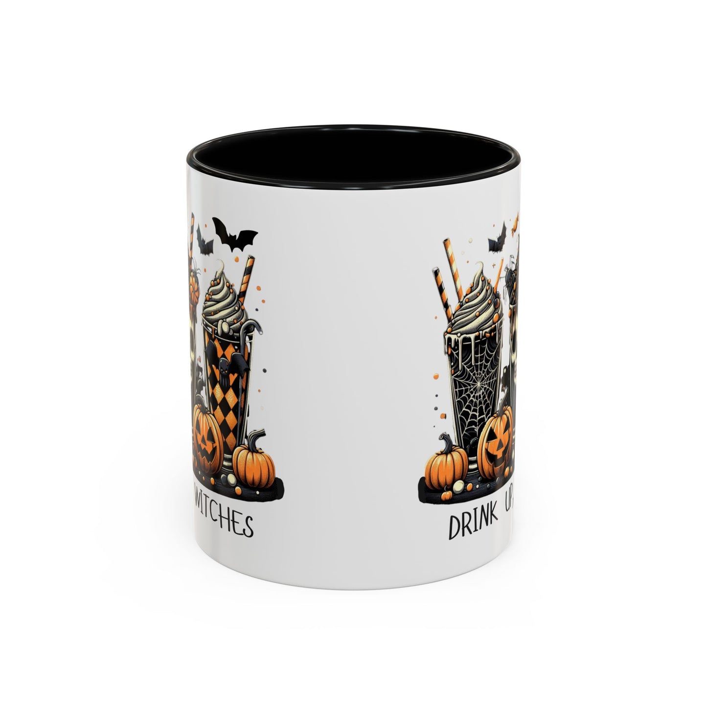 Drink Up Witches Coffee Mug – Spooky Pumpkin Cup | Halloween Witchy Fall Gift