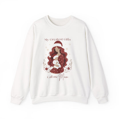 My Greatest Gifts Call Me Mom — Cozy Holiday Crewneck Sweatshirt