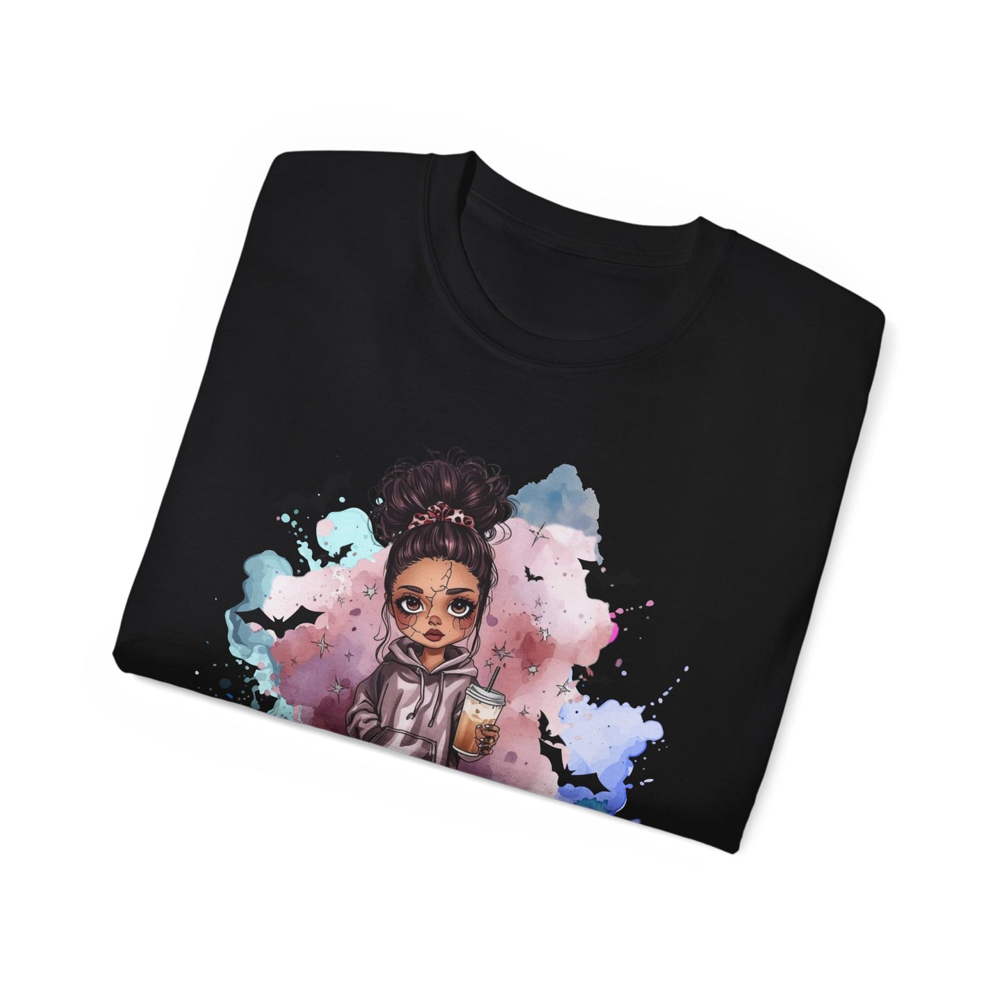 Mystic Maya “Creepin’ It Real” Tee – Cute Halloween Shirt | Spooky Doll Graphic Top
