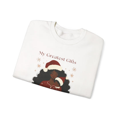 My Greatest Gifts Call Me Mom — Cozy Holiday Crewneck Sweatshirt