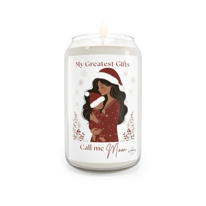 My Greatest Gifts Call Me Mom - Luxury Holiday Soy Candle – 70–80 Hour Burn