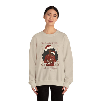 My Greatest Gifts Call Me Mom — Cozy Holiday Crewneck Sweatshirt