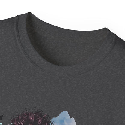 Raven Rose “Creepin’ It Real” Tee – Spooky Halloween Shirt | Gothic Doll Fall Graphic Top