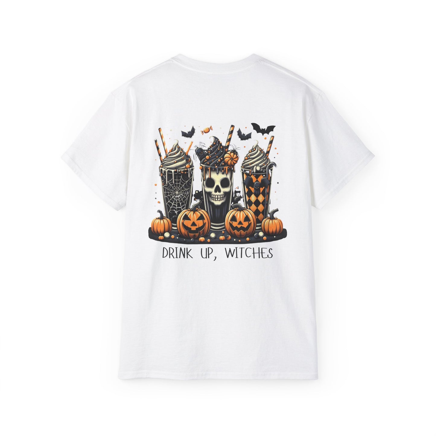Drink Up Witches Halloween T-Shirt – Spooky Graphic Tee | Funny Witchy Fall Top