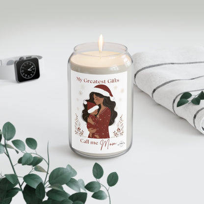 My Greatest Gifts Call Me Mom - Luxury Holiday Soy Candle – 70–80 Hour Burn