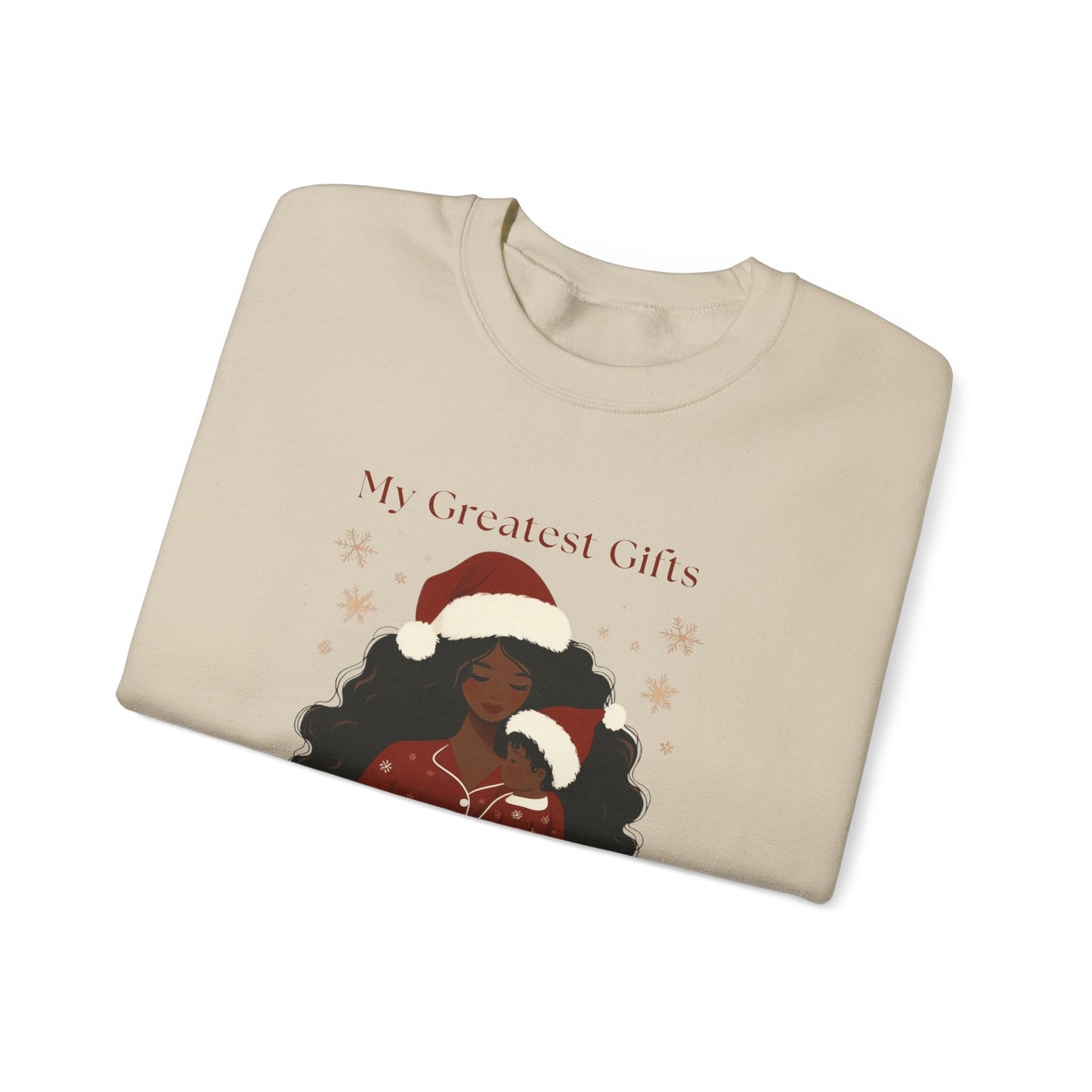 My Greatest Gifts Call Me Mom — Cozy Holiday Crewneck Sweatshirt
