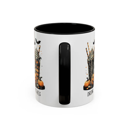 Drink Up Witches Coffee Mug – Spooky Pumpkin Cup | Halloween Witchy Fall Gift