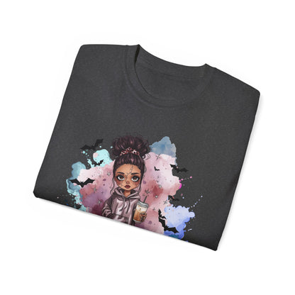 Mystic Maya “Creepin’ It Real” Tee – Cute Halloween Shirt | Spooky Doll Graphic Top