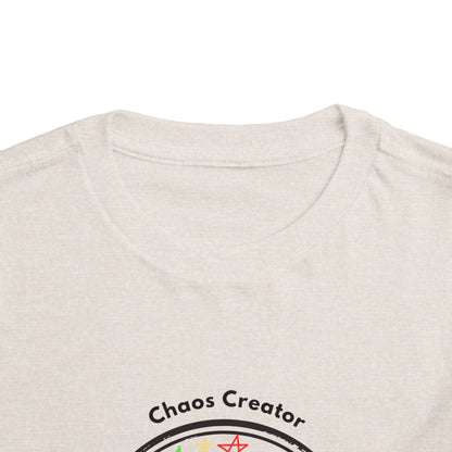 Chaos Creator Toddler Tee – Funny Kids T-Shirt | Playtime Graphic Top