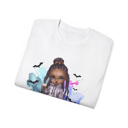 Spooky Sienna “Creepin’ It Real” Tee – Cute Halloween Shirt | Spooky Doll Vibe Fall Outfit