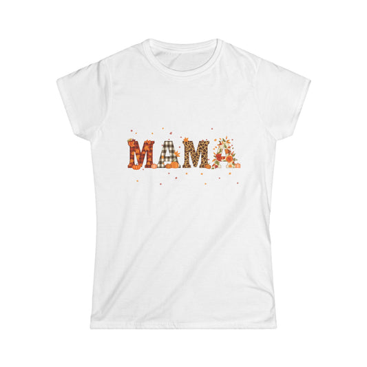 Mama Autumn Vibes Shirt – Cozy Fall Graphic Tee for Moms | Thanksgiving Outfit