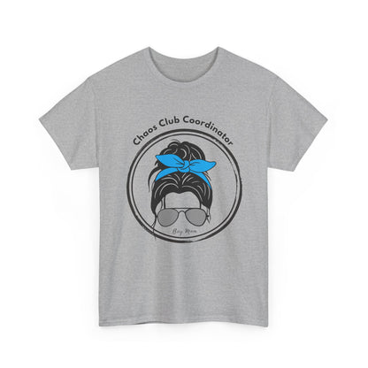 Boy Mom Chaos Club Tee – Funny Mom Graphic Shirt | Family Gathering Casual Wear