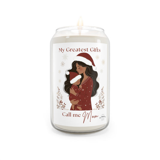My Greatest Gifts Call Me Mom - Luxury Holiday Soy Candle – 70–80 Hour Burn