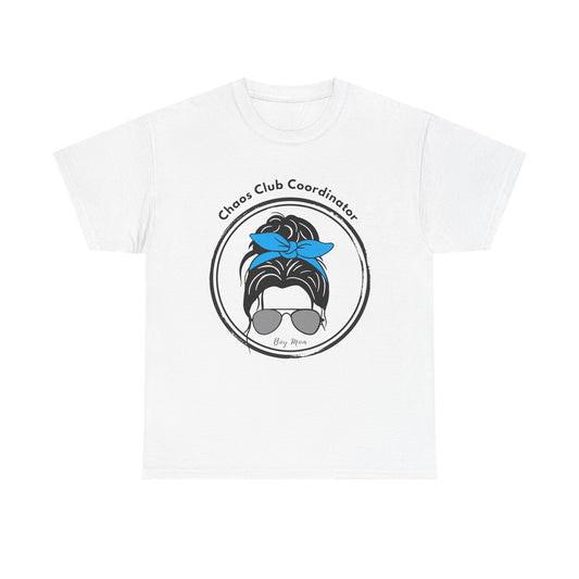 Boy Mom Chaos Club Tee – Funny Mom Graphic Shirt | Family Gathering Casual Wear