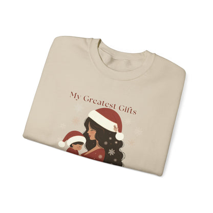 My Greatest Gifts Call Me Mom — Cozy Holiday Crewneck Sweatshirt