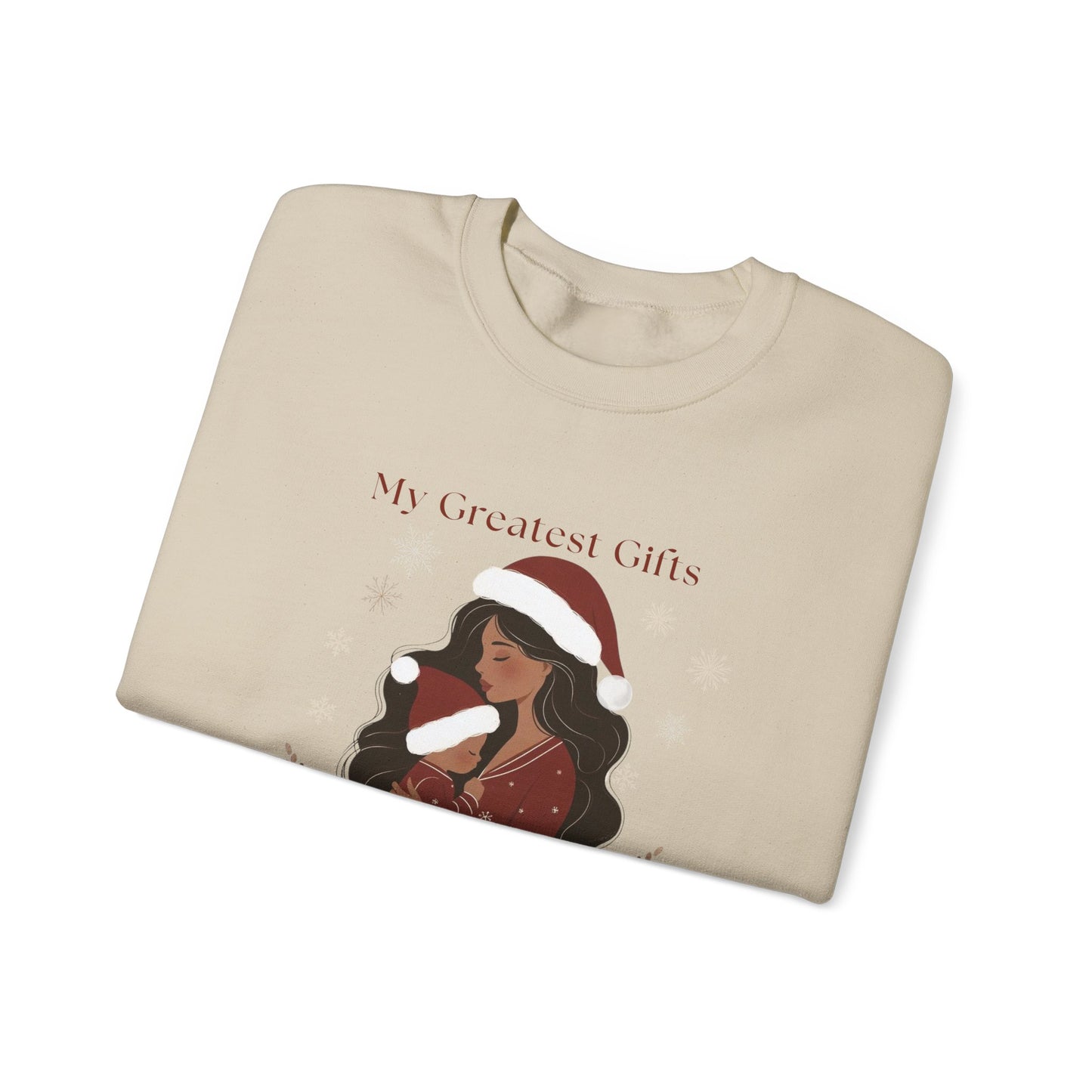 My Greatest Gifts Call Me Mom — Cozy Holiday Crewneck Sweatshirt