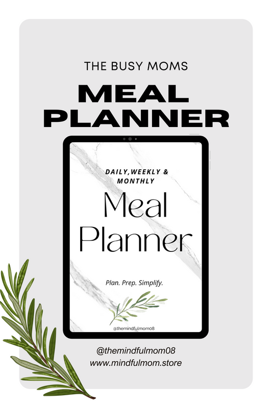 DIGITAL-  Daily, Weekly & Monthly Meal Planner